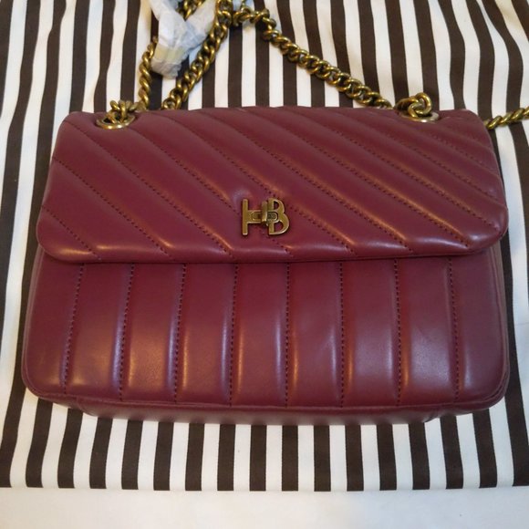 NWOT Henri Bendel 712 Convertible Shoulder Bag in Oxblood - Picture 7 of 16